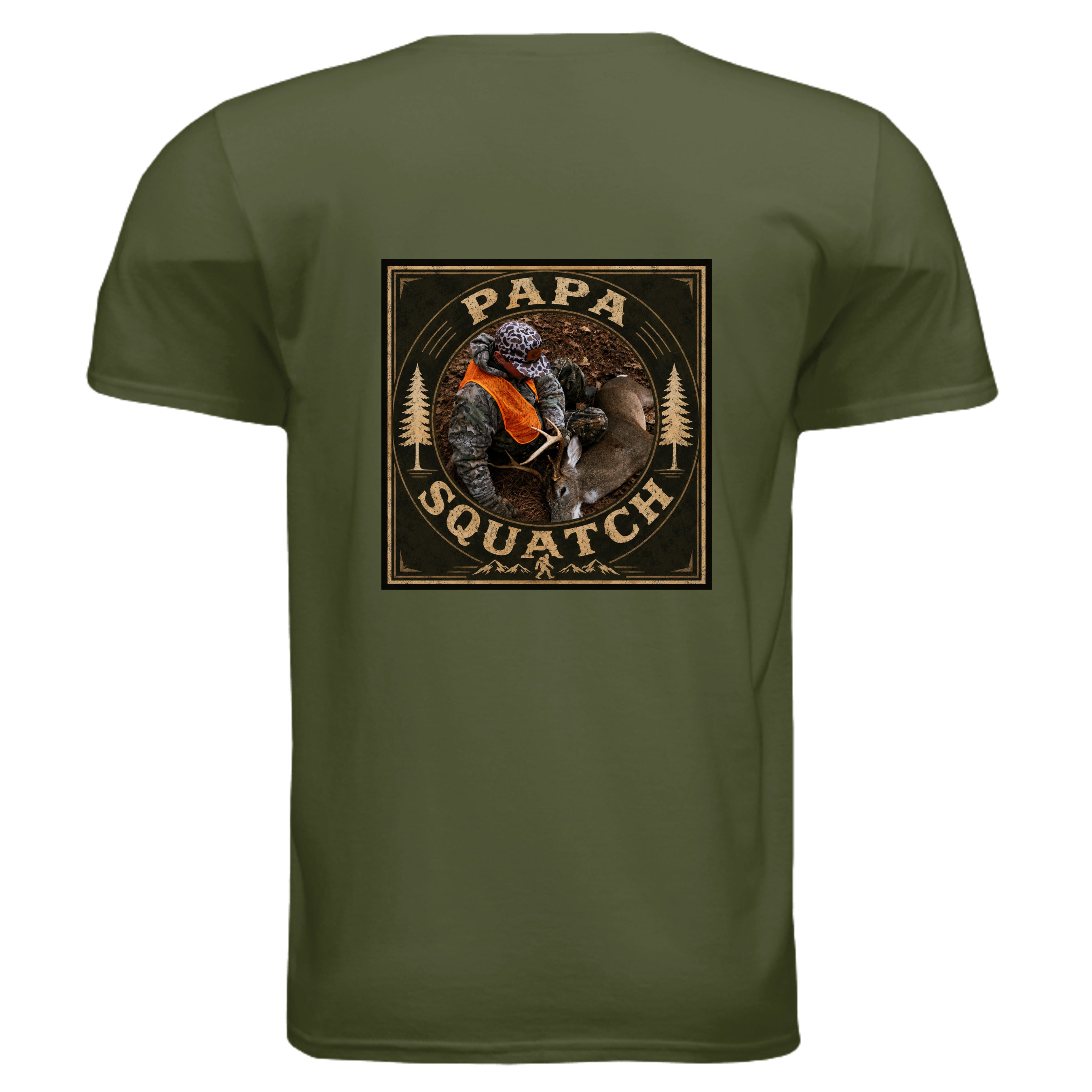 MILITARY GREEN - G640 - BACK